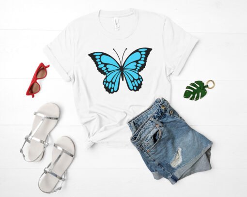 Layered butterfly svg