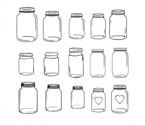 Mason Jar SVG Bundle