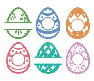Easter Egg Frame SVG