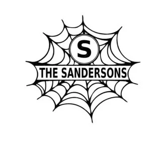 Halloween Spiderweb Monogram SVG