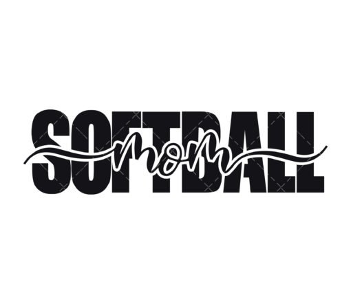 Softball Mom SVG