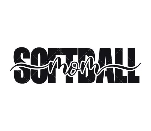 Softball Mom SVG