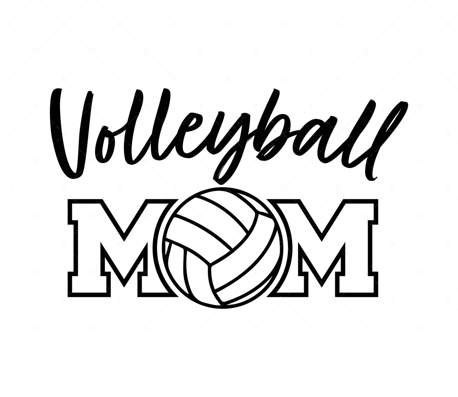 Volleyball mom SVG, PDF, PNG, Volleyball SVG