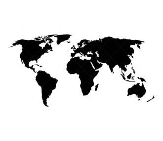 World Map SVG