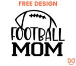 Free football mom SVG
