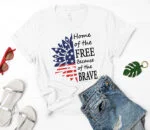 home of the free because of the brave Svg