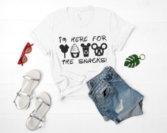 I'm here for the snacks SVG, PDF, PNG, Vacation SVG, Snack goals SVG