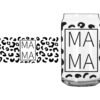 Leopard Mama SVG 16 oz glass wrap SVG