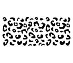 Leopard SVG 16 oz glass wrap SVG