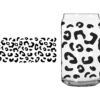 Leopard SVG 16 oz glass wrap SVG