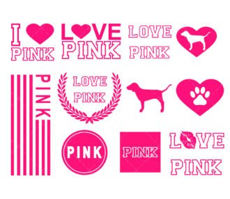 Love Pink SVG