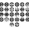 Monogram Letter SVG