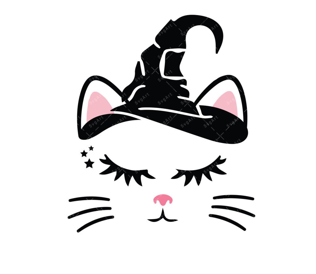 Witchy Cat SVG