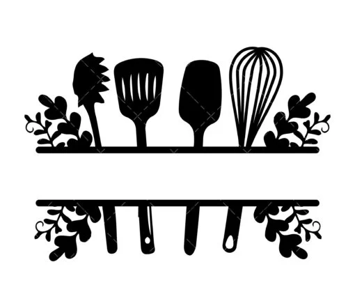 Kitchen Split Frame SVG