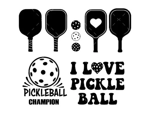 Pickleball SVG
