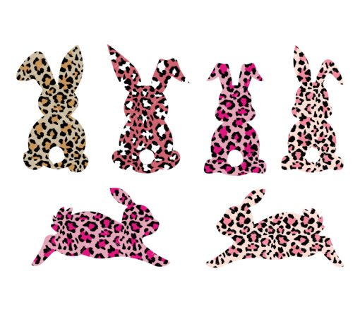 Leopard Easter Bunny SVG