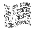 Bad Bunny SVG, PNG, PDF, Tu No Eres Bebecita Tu Eres Bebesota SVG