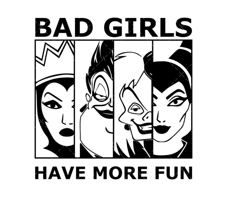 Bad Girls Have More Fun SVG, PNG, PDF, Halloween SVG