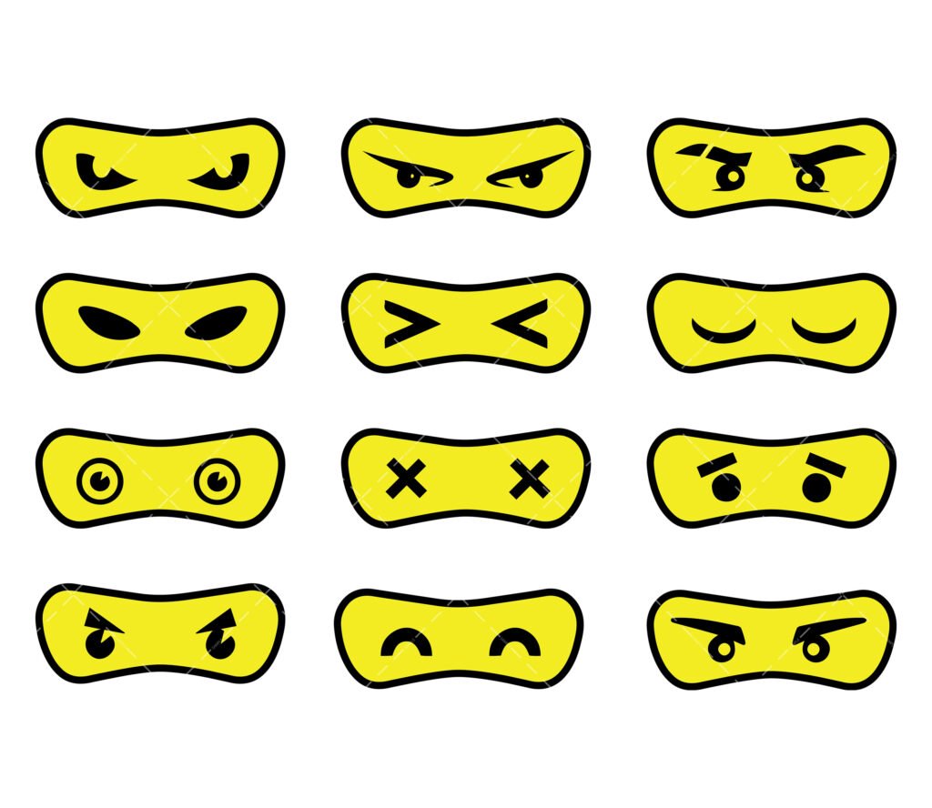 Ninja Eyes Mask SVG