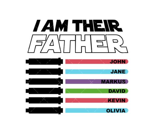 I Am Their Father SVG