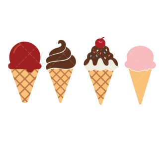 Ice cream cone SVG