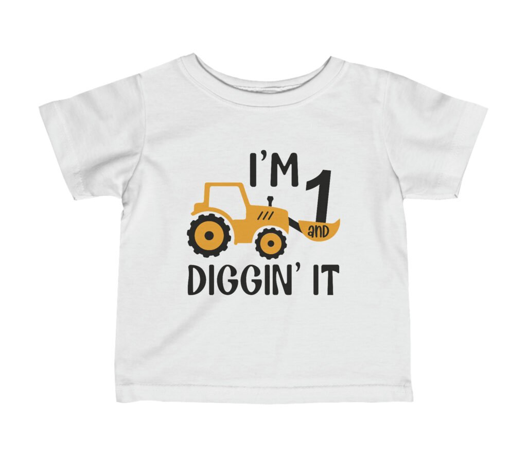 I'm 1 And Digging It SVG