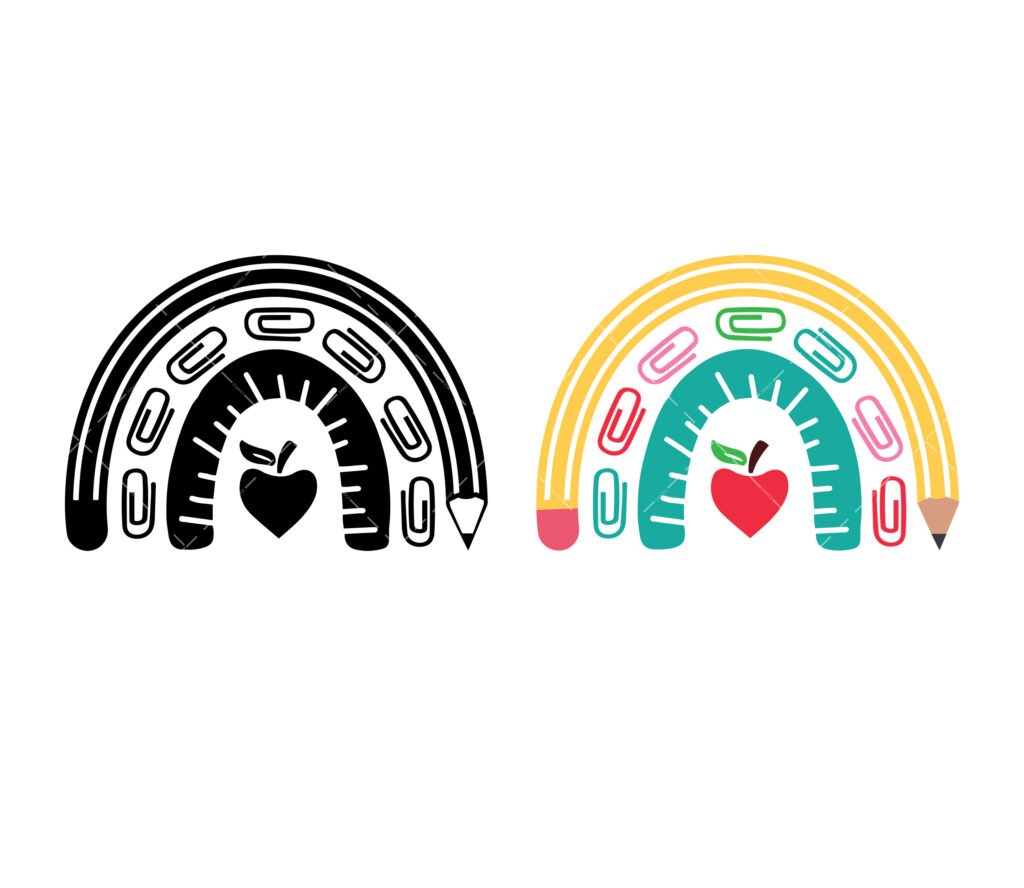 School Rainbow SVG