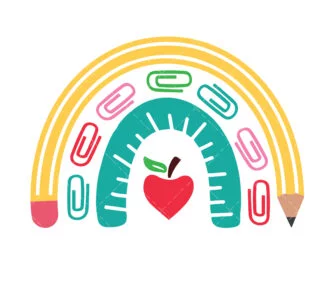 School Rainbow SVG