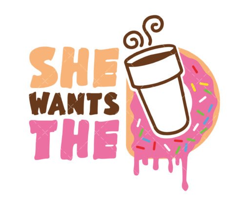 She Wants The D SVG