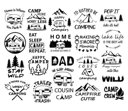 Camping SVG Bundle