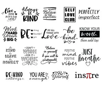 Inspirational Quotes SVG