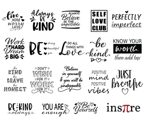 Inspirational Quotes SVG