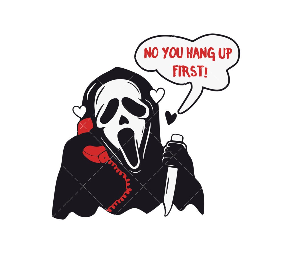 No You Hang Up First SVG, PNG, PDF, Halloween SVG, Ghost Svg, Valentine SVG