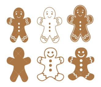 Christmas Gingerbread SVG