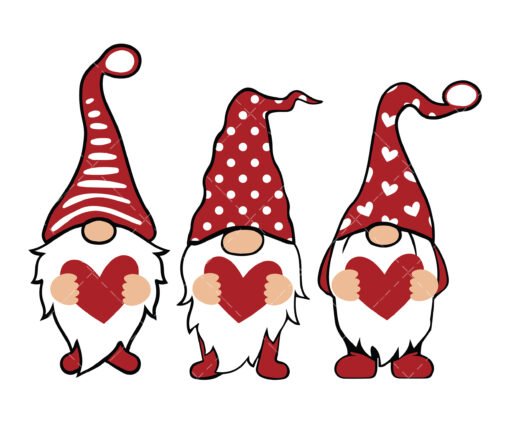 Gnomes Valentine's Day SVG