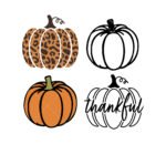 pumpkin svg leopard