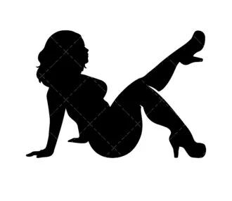 Curvy Sexy Woman SVG