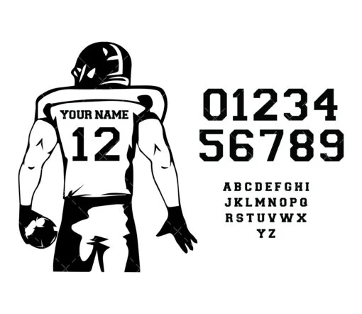 Football Player SVG