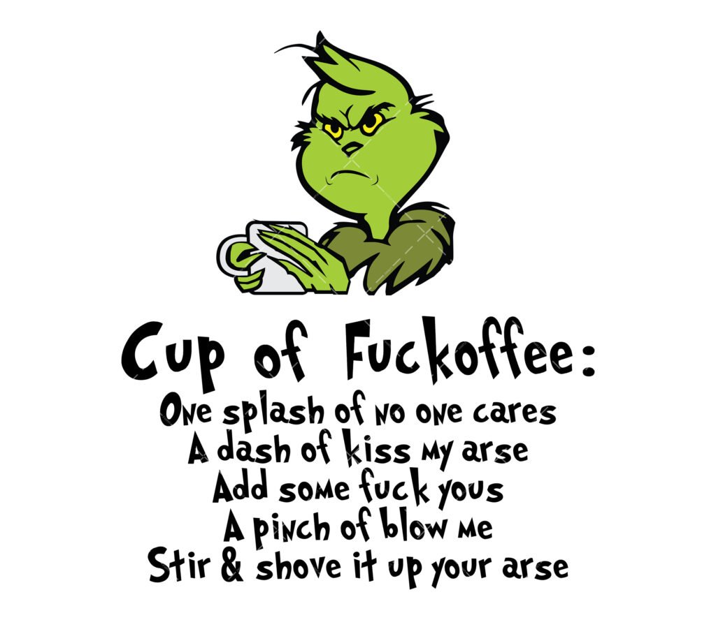Cup of fuckoffee SVG