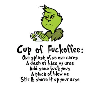 Cup of fuckoffee SVG