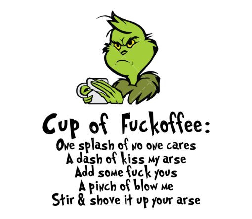 Cup of fuckoffee SVG