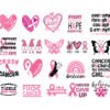 Breast Cancer SVG bundle