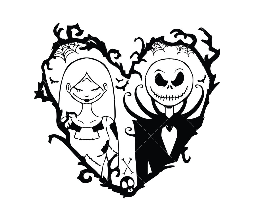 Jack and Sally SVG