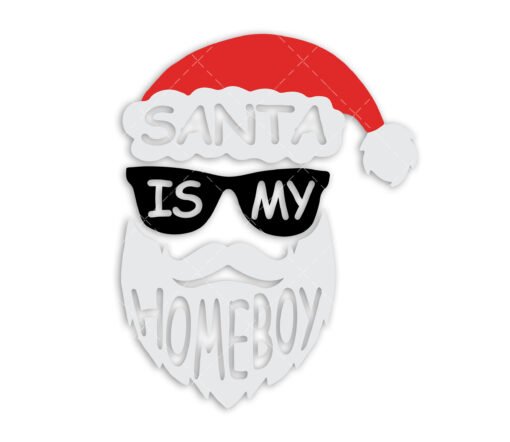 Santa is My Homeboy SVG