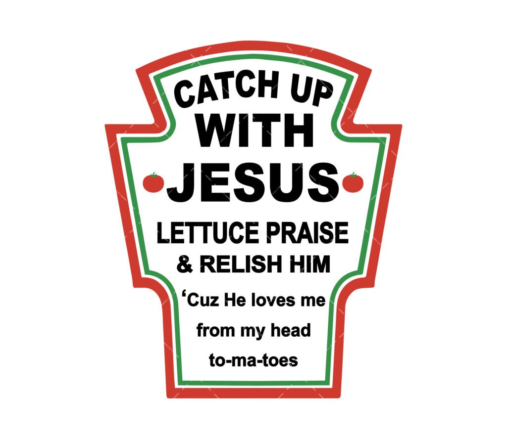 Catch up with Jesus SVG
