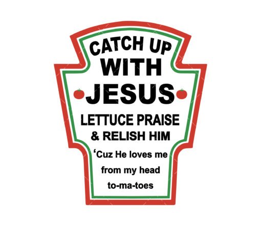 Catch up with Jesus SVG