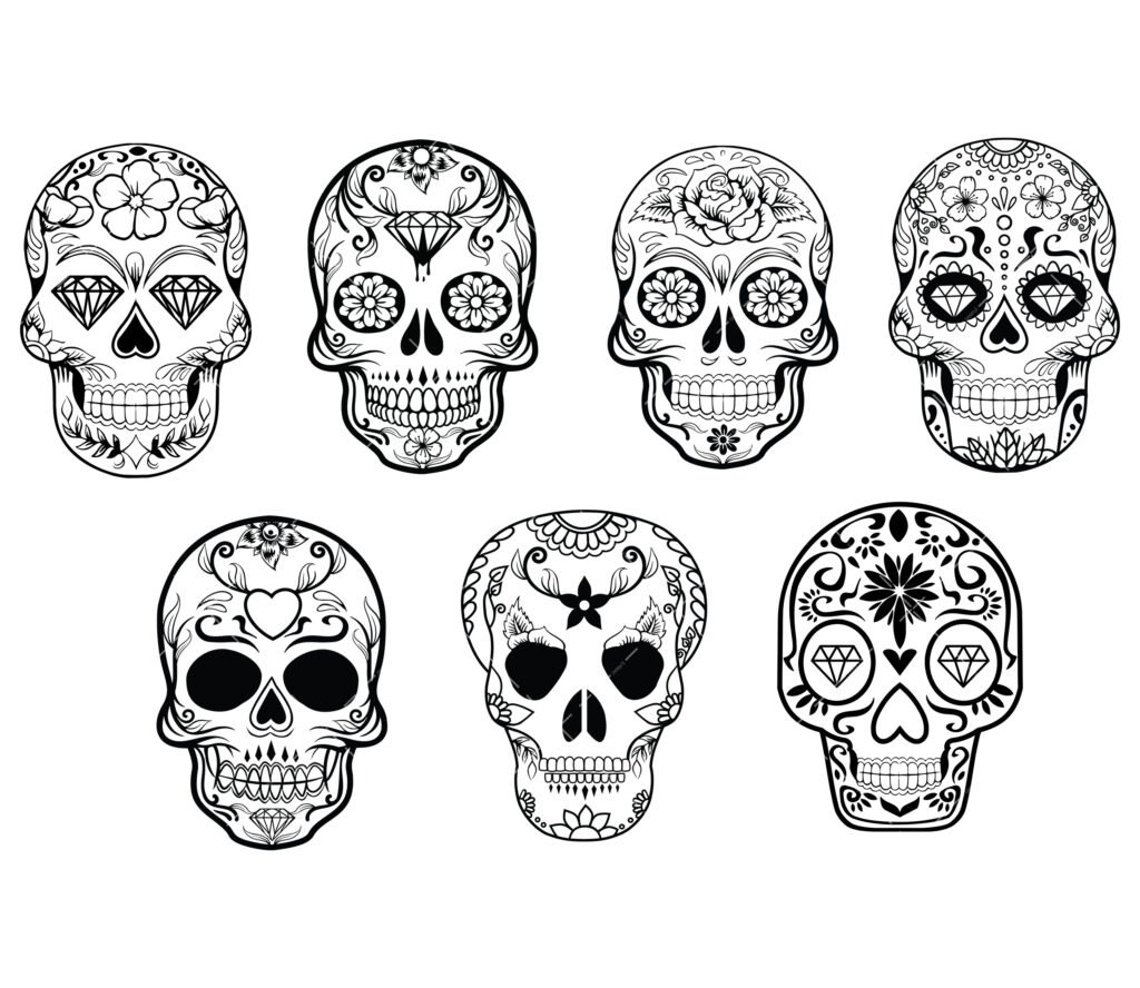 Sugar Skull SVG Bundle - Ditalgo - Digital Goods Store