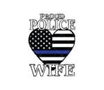 Proud Police Wife PNG, PDF, Police Support PNG