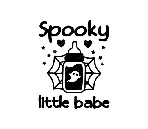 spooky little babe svg