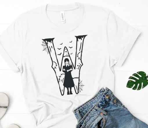 W Wednesday cut file for shirts